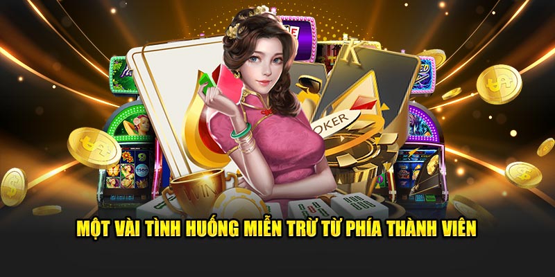 Một vài tình huống hạn chế giải quyết vấn đề từ phía thành viên